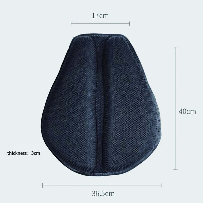 Motorcycle 3D Honeycomb Anti-slip Seat Cushion Motorcycle Gel Seat Cushion Moto Pressure Relief Ride Seat Pad Moto Accessories