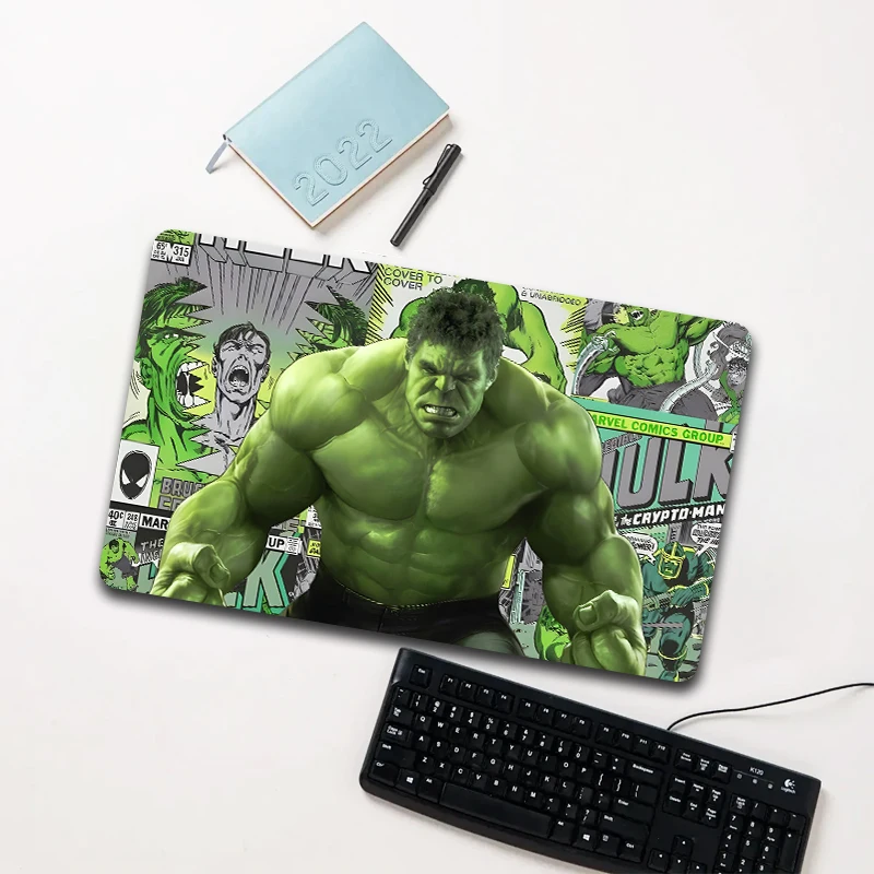 

Marvel Hulk Comic Collage Mouse Pad Large Non-slip Waterproof Desk Mat for Computer Laptop