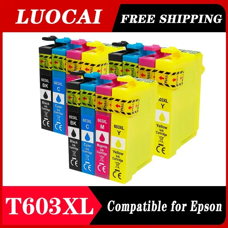 For Epson 603XL 603 T603XL ink cartridges t603 Expression Home XP-2100 XP-2105 XP-3100 XP-3105 XP-4100 XP-4105 printer