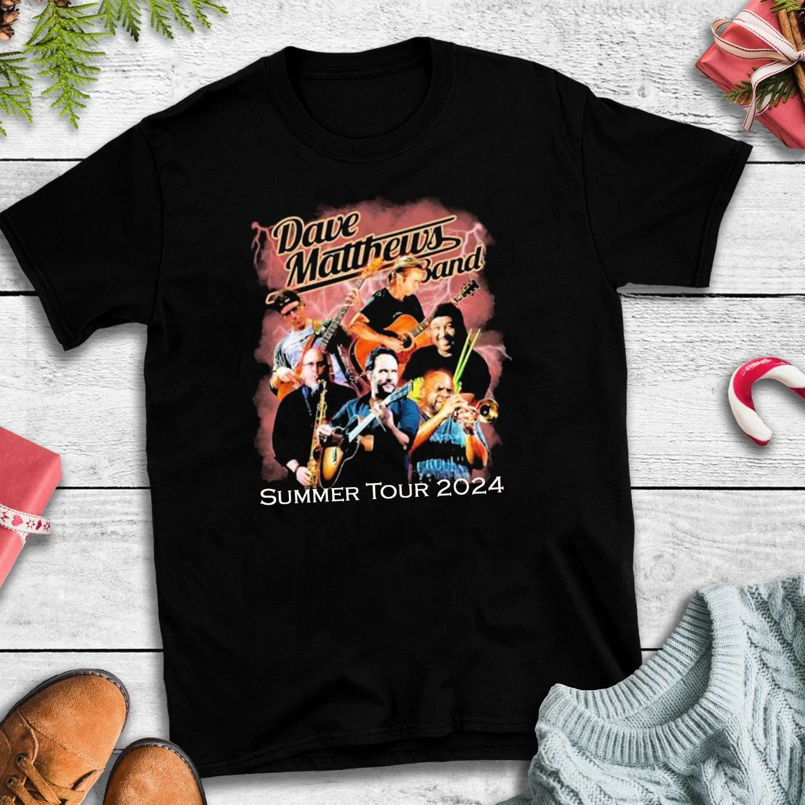 Dave Matthews Band Summer Tour 2024 Black Size S To 4XL Unisex T-Shirt PP872