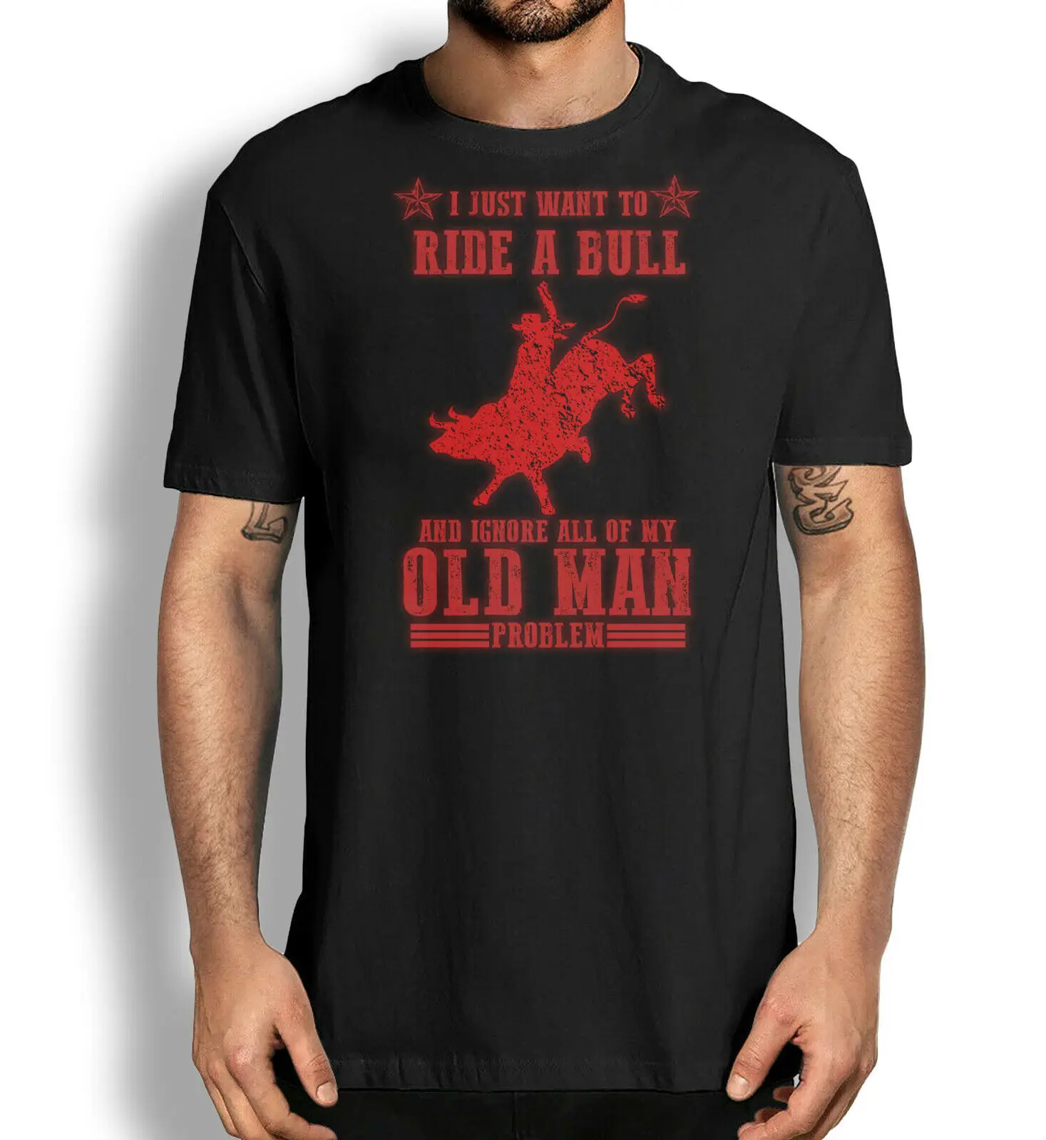 

I Just Want To Ride A Bull T-shirt, Cowboy Western Shirt, Bull Riding Tee