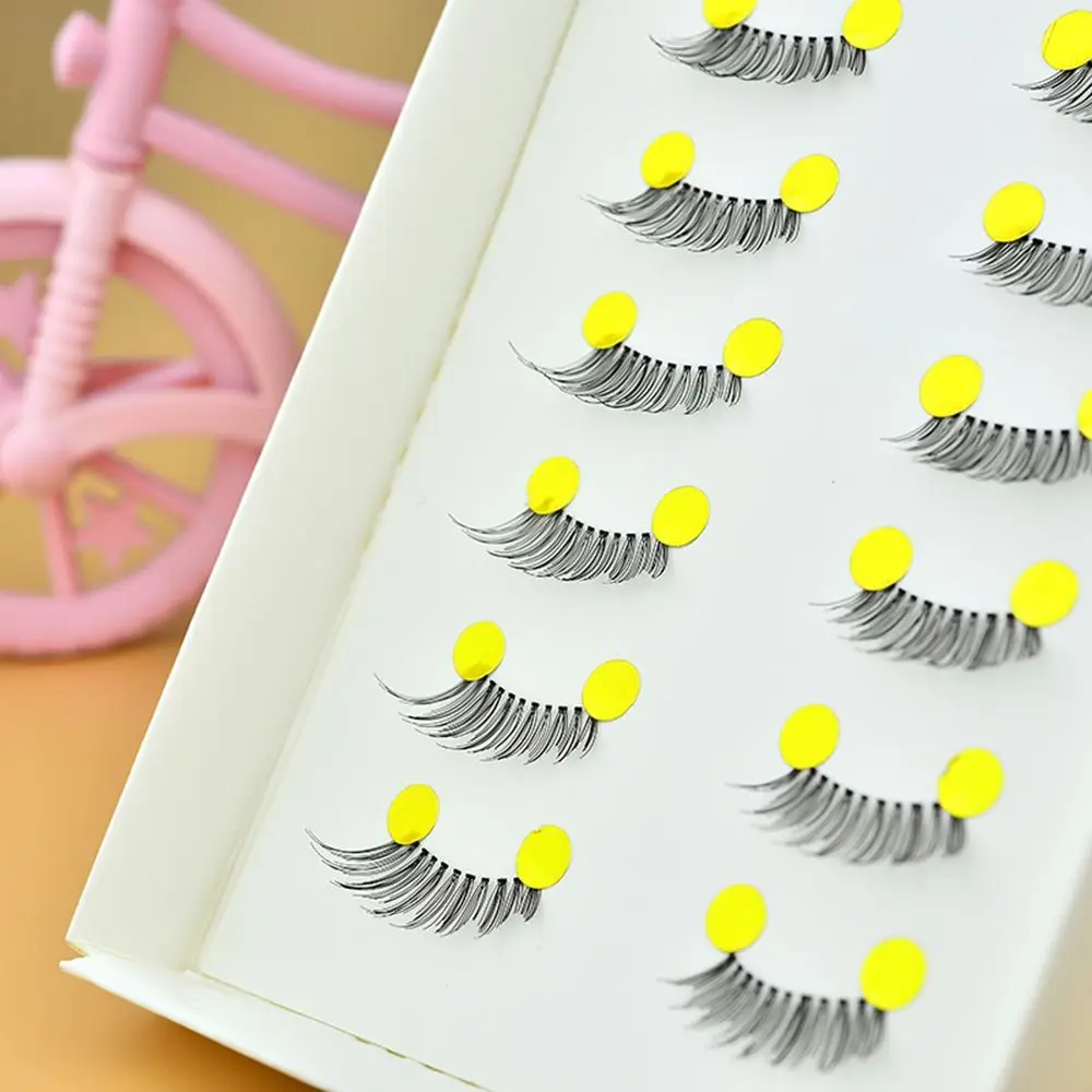 10 Pairs/Set Half Corner False Eyelashes Eye Makeup Fake Lashes Beauty  Tools Natural