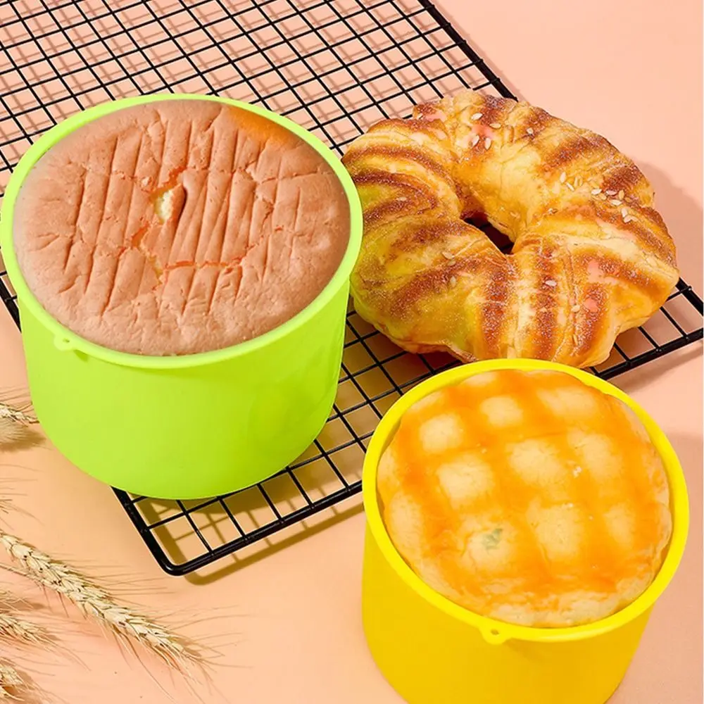 Cylinder Food Grade Baking Mold Oven Easter Silicone Baking Pan Bread Pan Cake Barrel Cake Mold