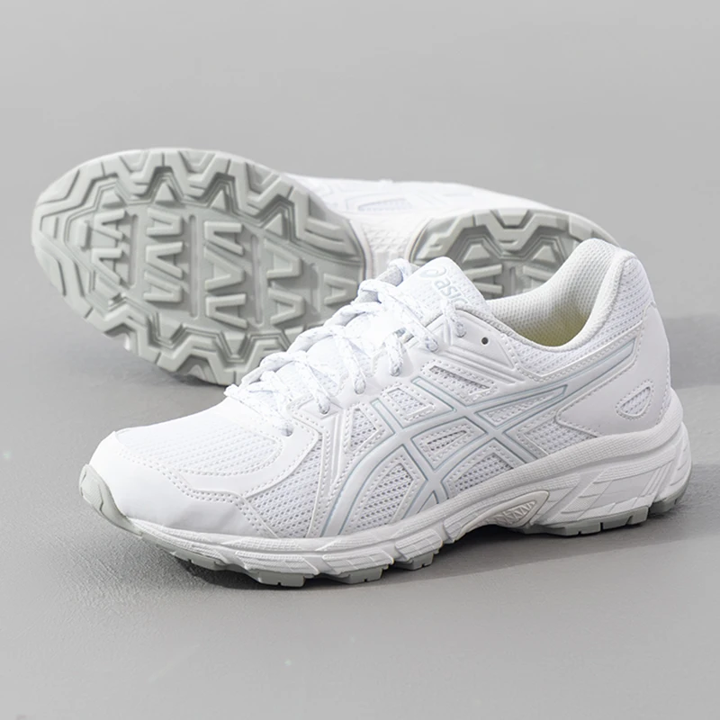 Tênis femininos Asics Jog 100t (2E) para corrida, estáveis, confortáveis, com amortecimento, resistentes ao desgaste, tênis esportivos para corrida 1022A362-100