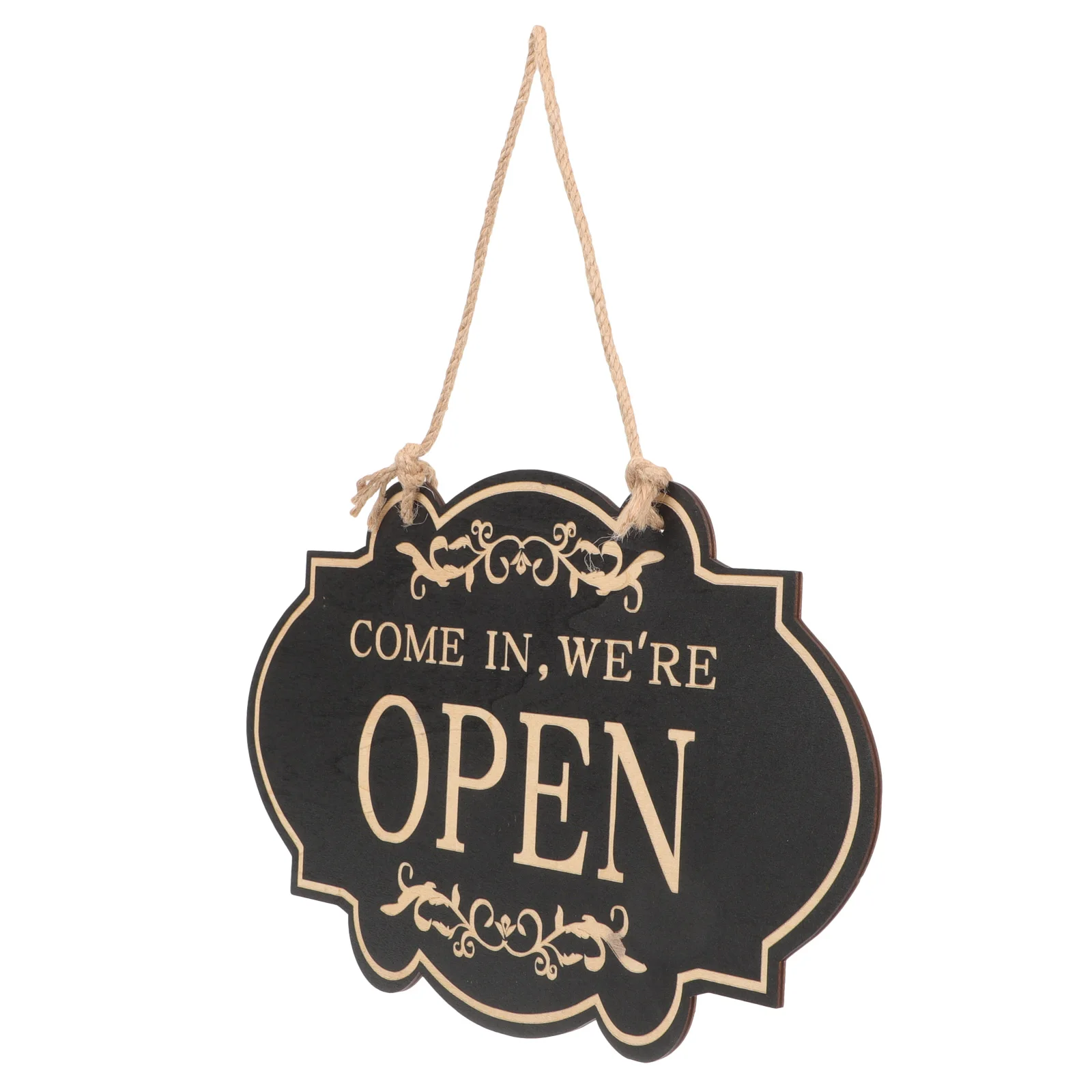 

Wooden Door Sign Store Closed Open Retro Door Sign Decor Unique Practical Shop Supplies Farmhouse Retro Multi-function