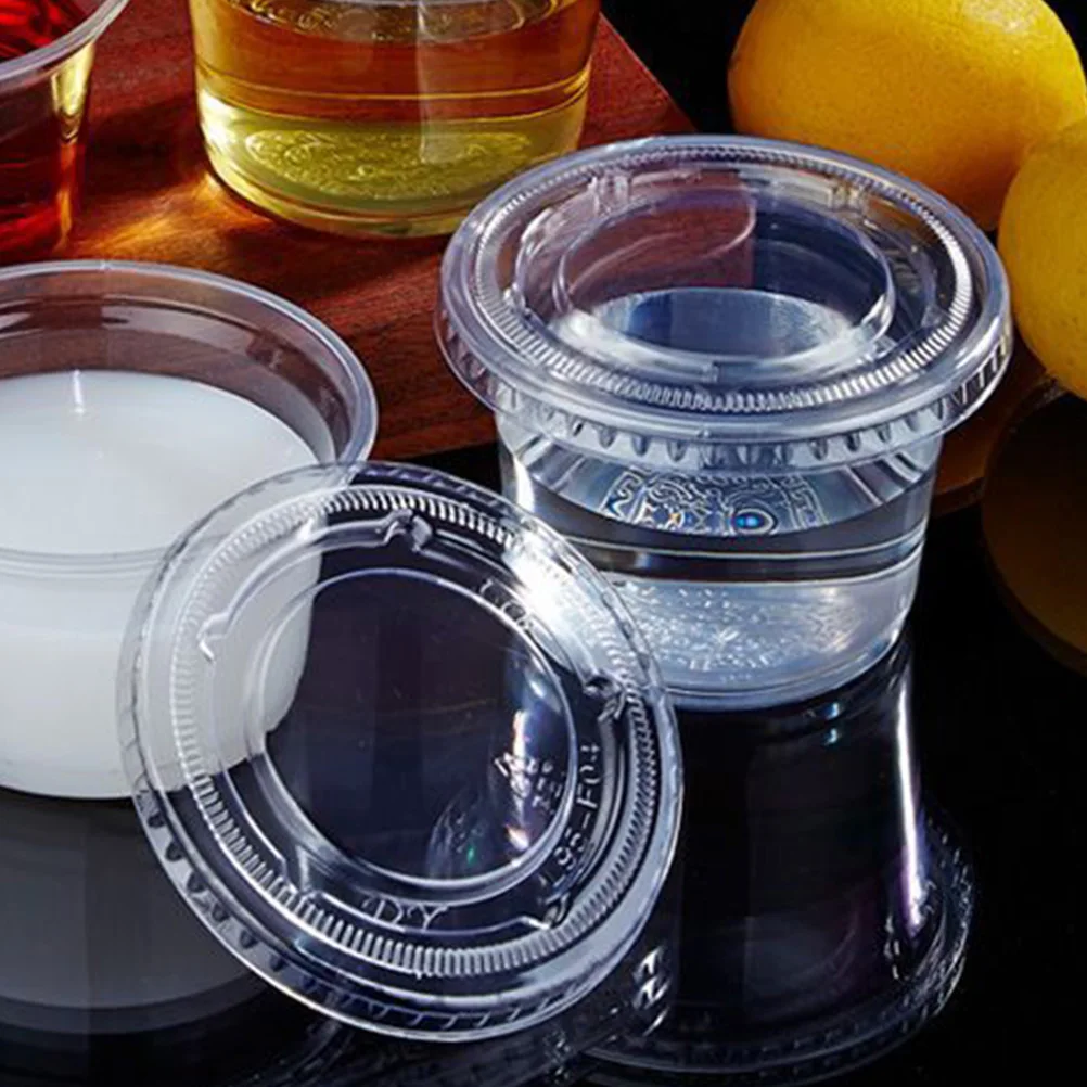 

50pcs 250ml Pudding Cups Disposable Ice Cream Cup Dessert Ice Cream Cake Jelly Yogurt Cookie Soup Packaging Bowls