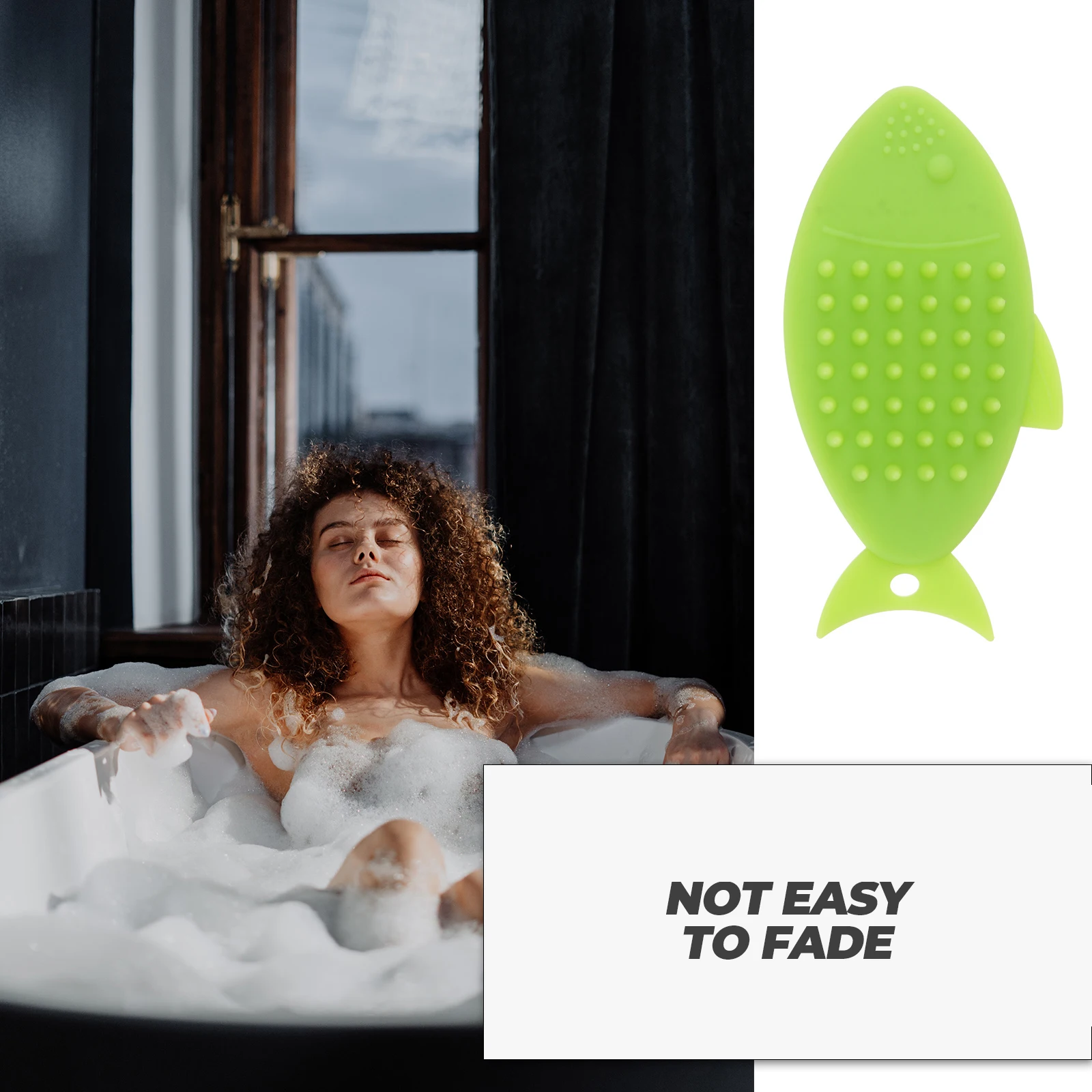 

1Pcs Universal Silicone Bathing Brush for Body Face Hair Dual-Side Design Soft Cleansing Tool for Sensitive Skin All-Season