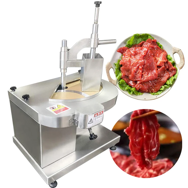 0.5-14mm Ultra-Thin Fresh Meat Slicer For Hot Pot Restaurant Canteen Hotel Beef Mutton Roll Meat Cutting Machine