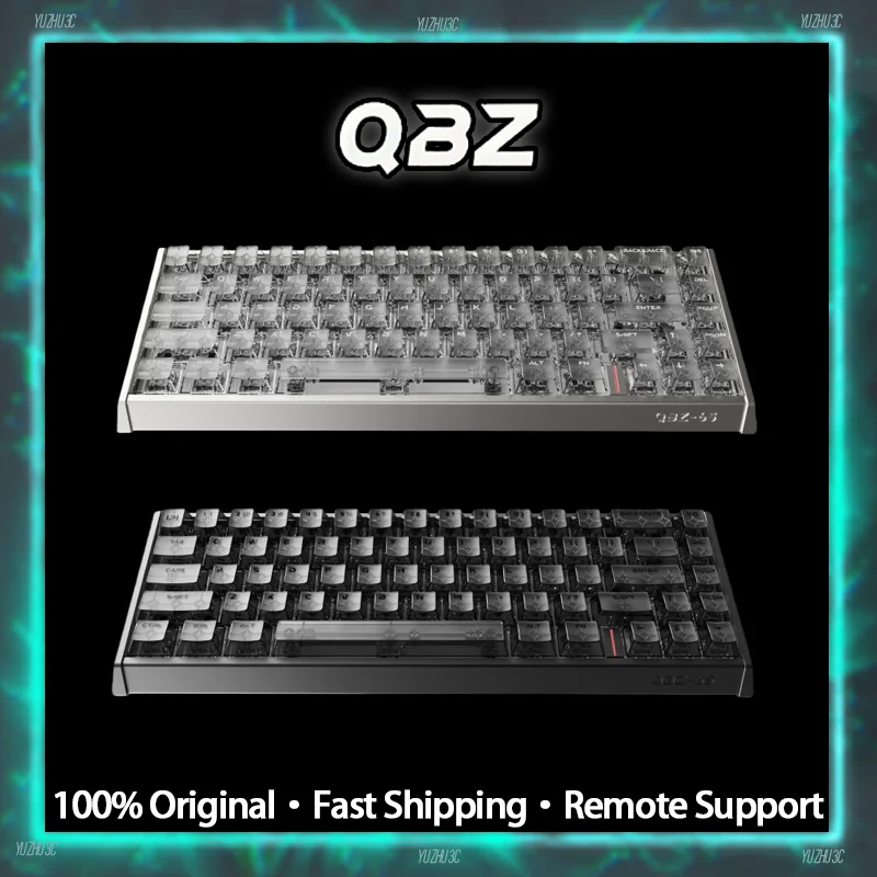 

IPI QBZ65 HE Gaming Keyboard Hall Effect Switch 0.01mm RT CNC Aluminum Shell with Dynamic RGB Light bar Design 8kHz Polling Rate
