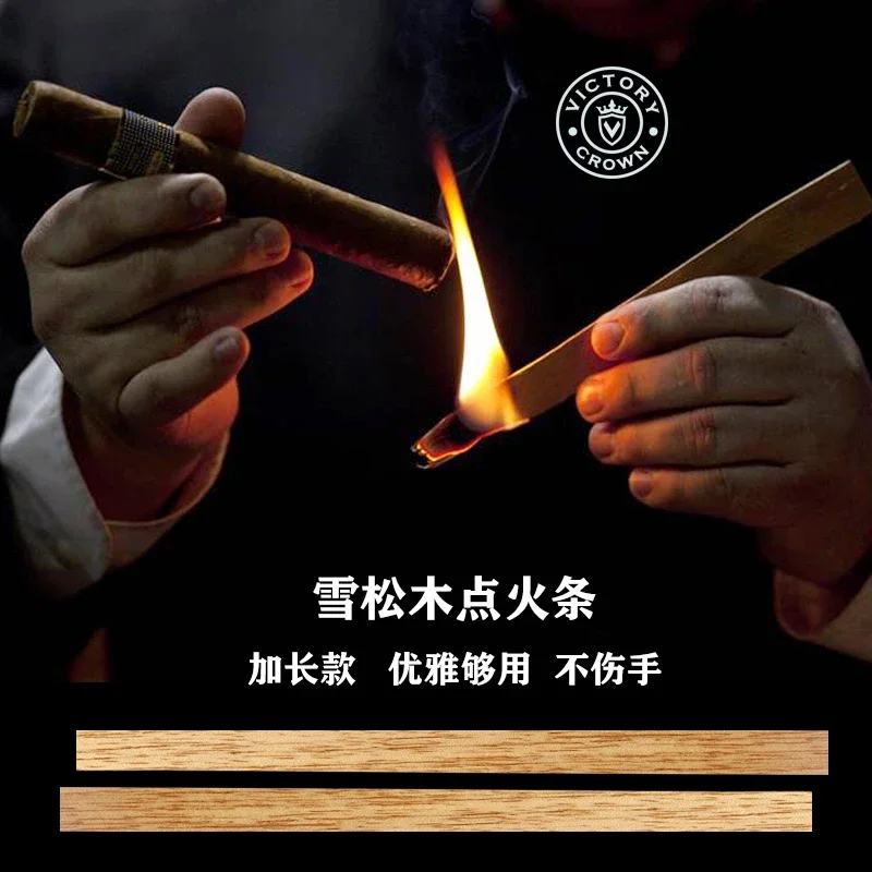 Cedar Chip Imported Natural Cedar Wood Strip Portable Dual-use Cigar Ignition Add Incense Burning Strip