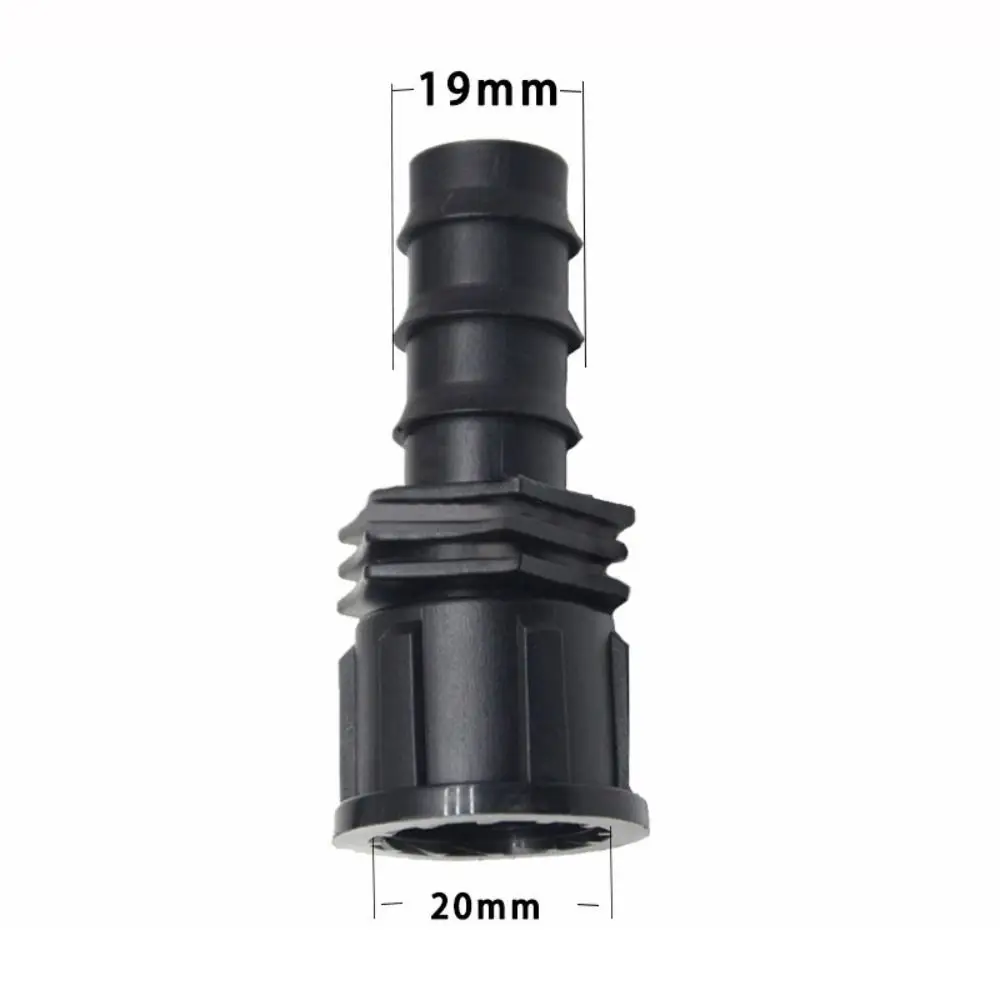 Practical Female Male Thread Garden Hose Barb Connector 16mm 20mm 25mm PE Screw Joint 1/2 3/4 To 1/2 3/4 1 Inch