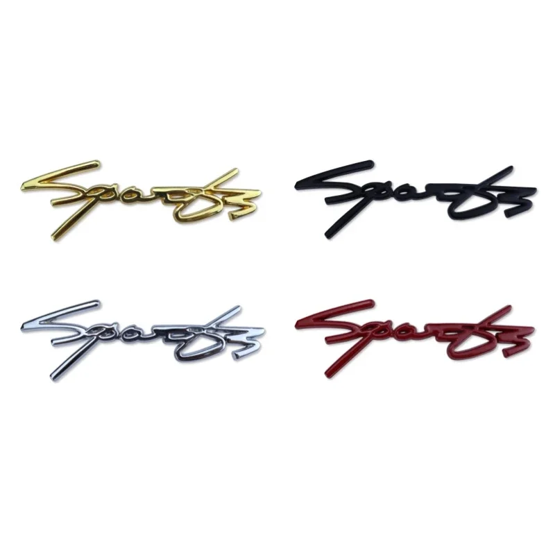 フェンダーサイドステッカー,スポーツバッジ,車のエンブレム,外装装飾アクセサリー,ユニバーサルトランク