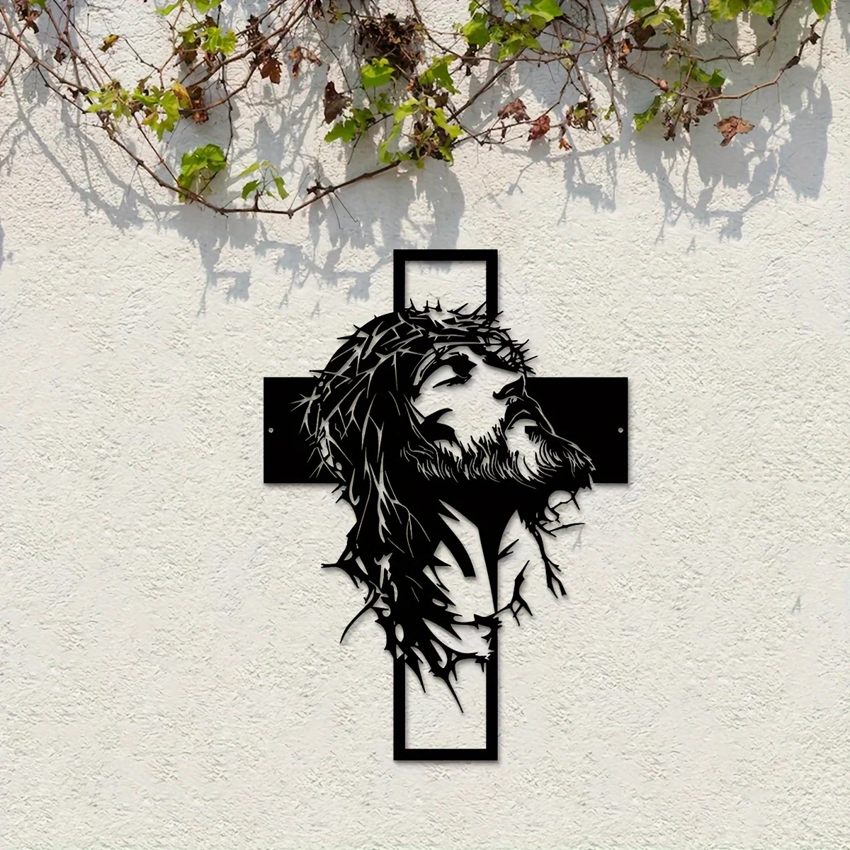 Elegant Black Metal Jesus & Cr - Home Decor Jesus 评论和价格