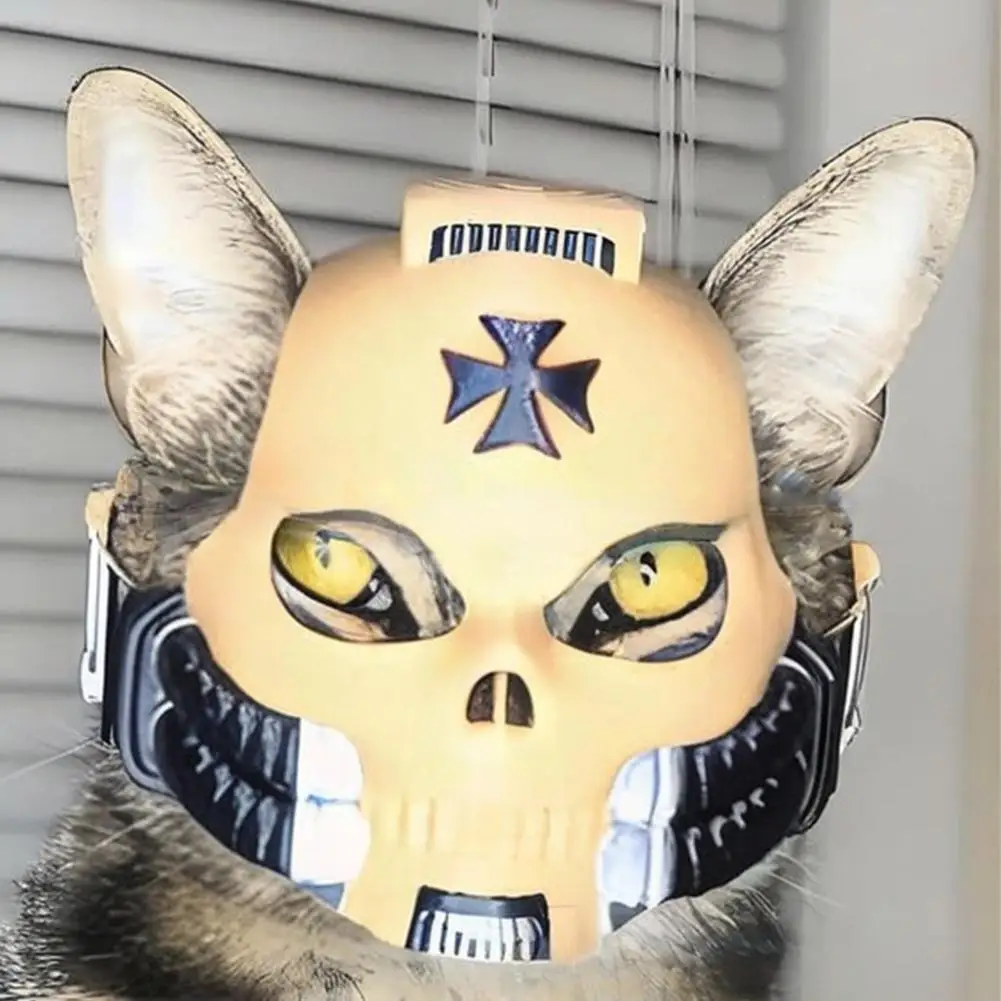 1/2/3PCS Cat Dog Helmet Costume Funny Mask Bat 3D Printed Cosplay Hat Cat Funny Toys Photos Props Pet Supplies