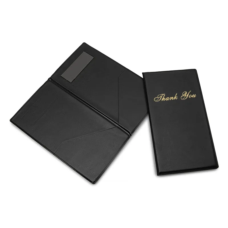 

1/2/3Pcs PU Check Folder Guest Bill Server Check Presenters Restaurant Menu Card Holder Checkbook Organizer
