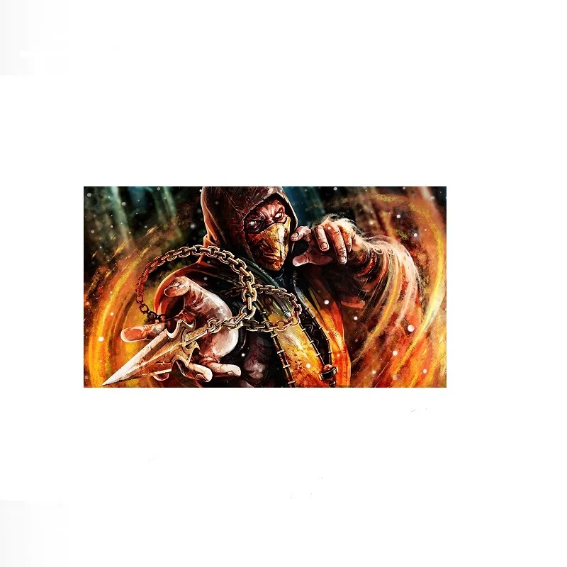 Mortal Kombat, Print Art Canvas Poster, For Living Room Decor, Home Wall Picture