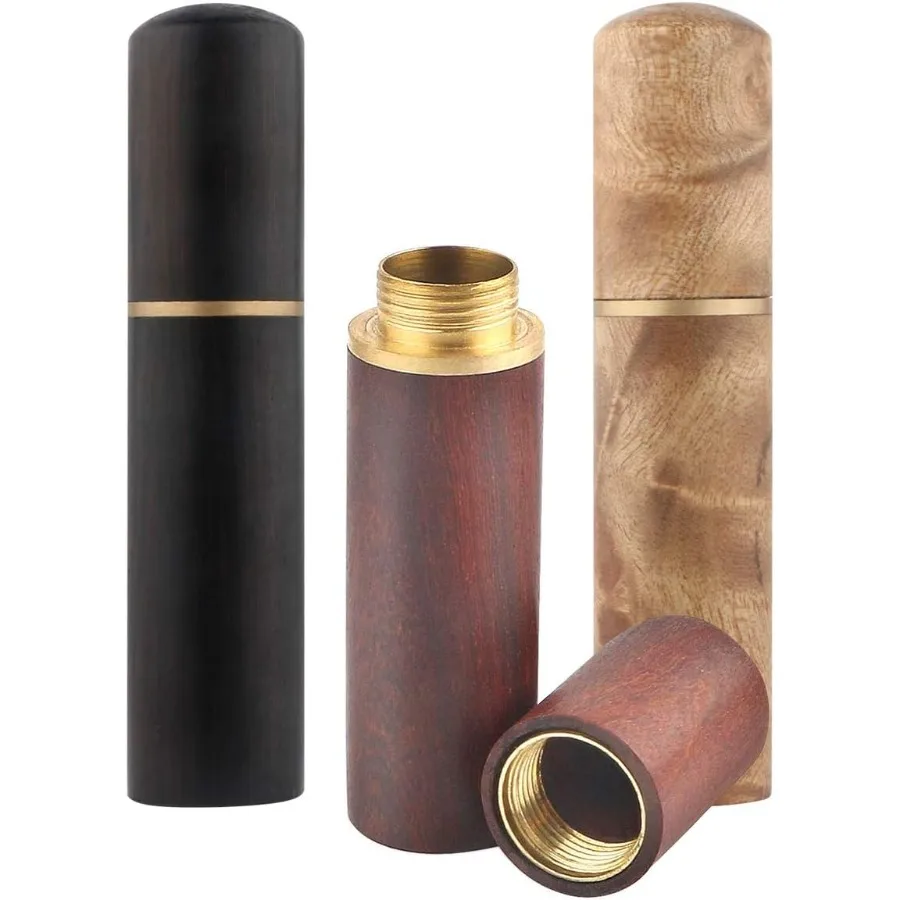 

3 шт. портативный деревянный держатель для зубочисток мини-коробка для зубочисток карманный держатель для зубочисток многоцветный