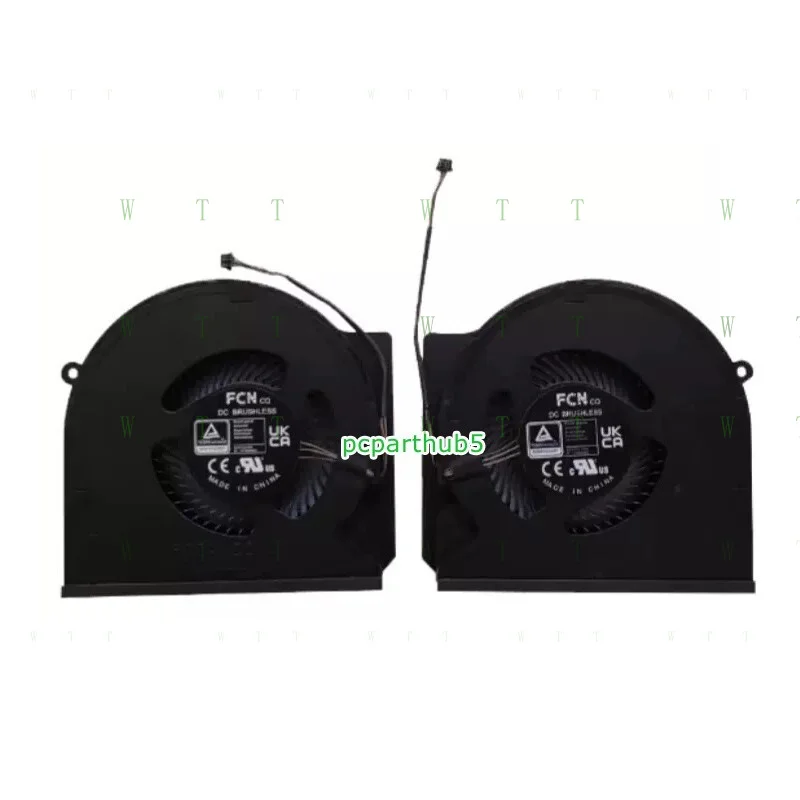 TT  New for Razer Blade 16 RZ09-0483 RZ09-0483TEH3 RZ09-0483UWJ4 CPU & GPU Cooling Fan