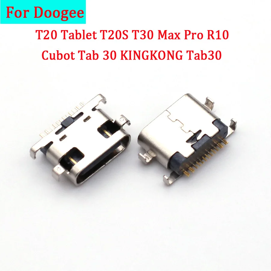 1-5 шт. USB-порт для зарядки для планшета Doogee T20 T20S T30 Max Pro R10 Cubot Tab 30 KINGKONG Tab30, разъем для док-станции, запасные части