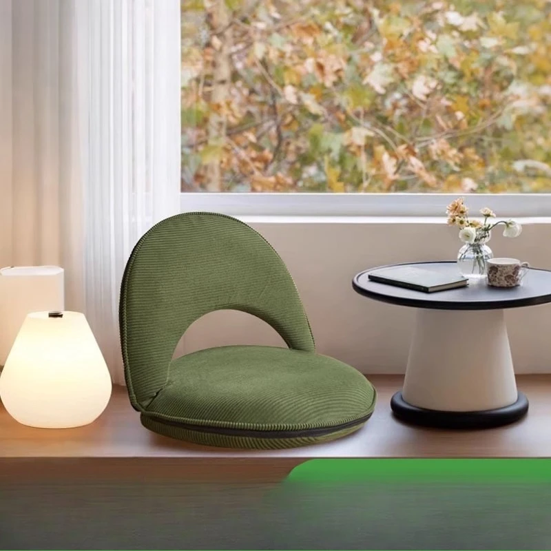 Tatami bed foldable backrest cushion Japanese sofa bay window folding backrest chair