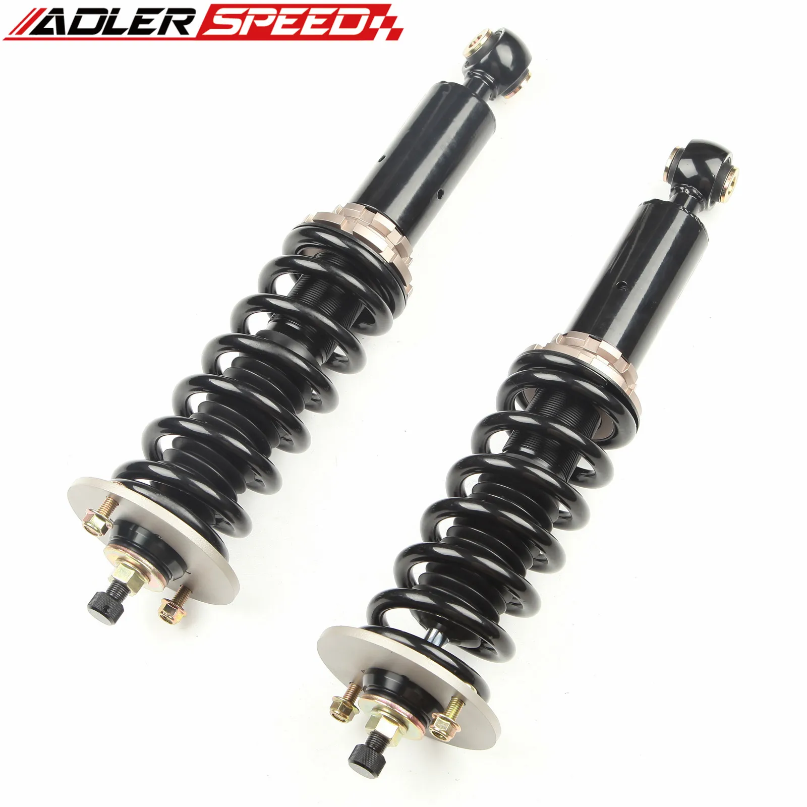 ADLERSPEED Coilovers Kit For 95-99 Nissan Sentra & 200sx B14 18 Level Adj. Springs Shocks