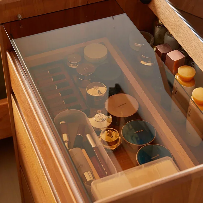 

Мини-туалетный столик TAO Tao из вишневого дерева, 60 см, для небольшой спальни, со встроенным откидным механизмом