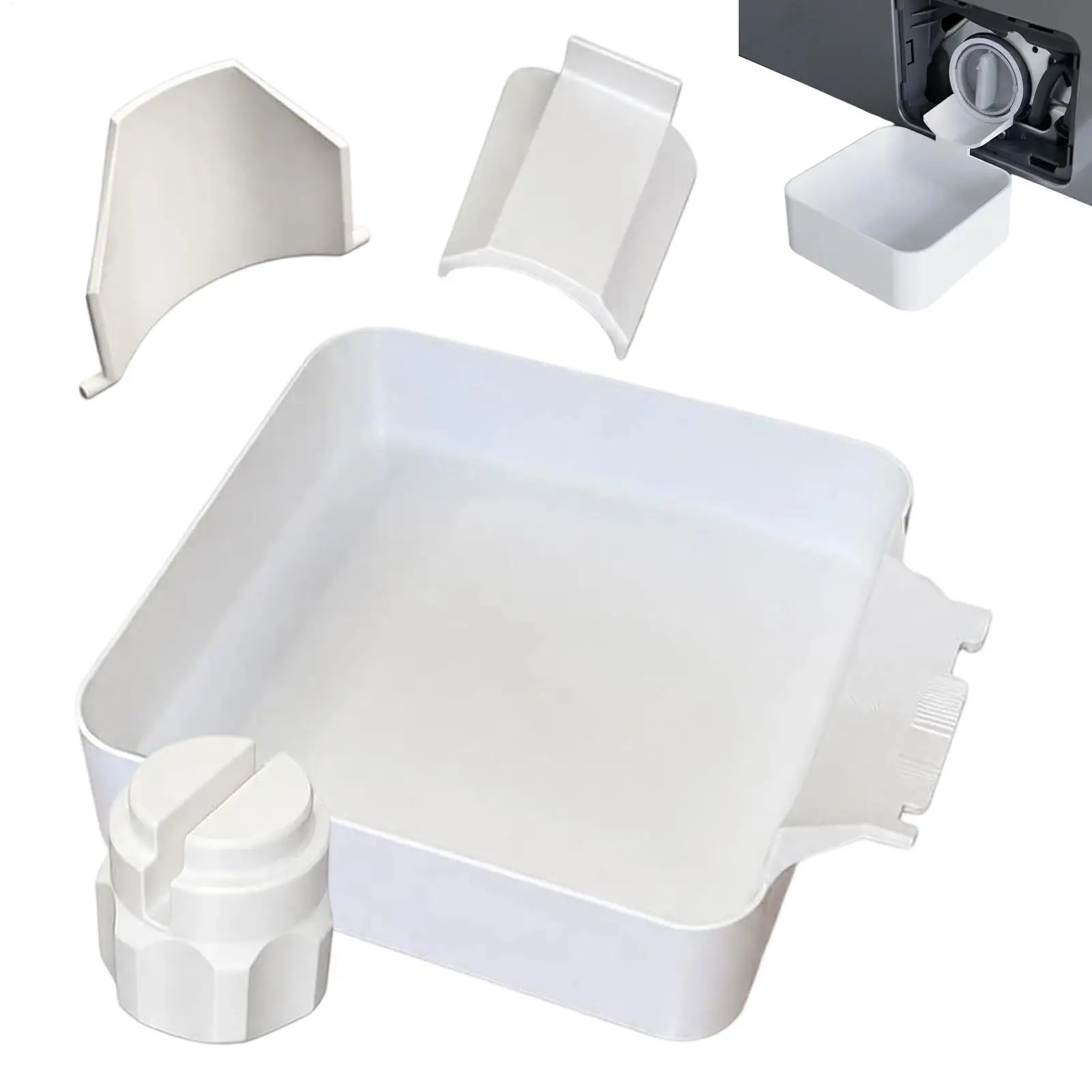 Washing Machine Drain Tray Washer Water Collection Floor Protection Drain Tray Prevent Water Accumulation in Laundry Rooms