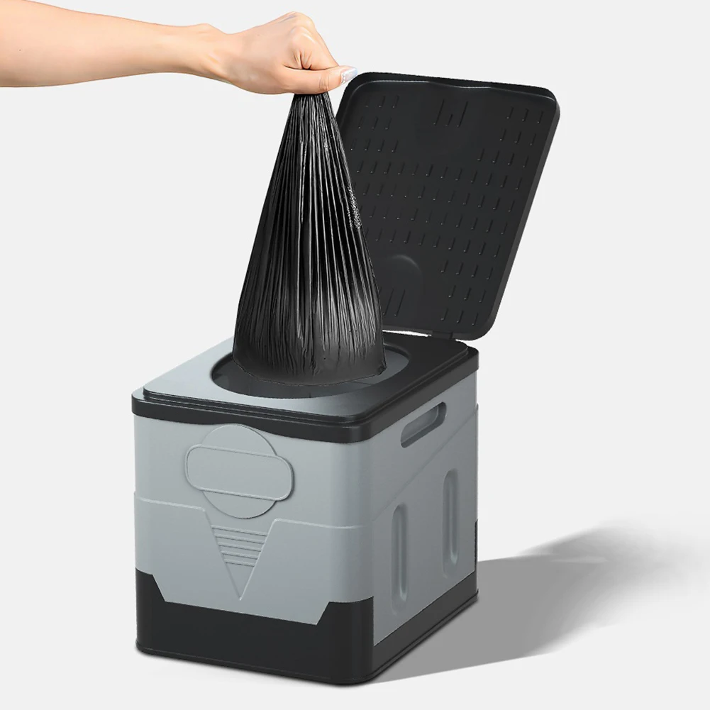 

Мешок для хранения мусорного бака, портативный мешок для мусора для кемпинга, туалета, одноразовый, экологически чистый для кемпинга, рыбалки, дома