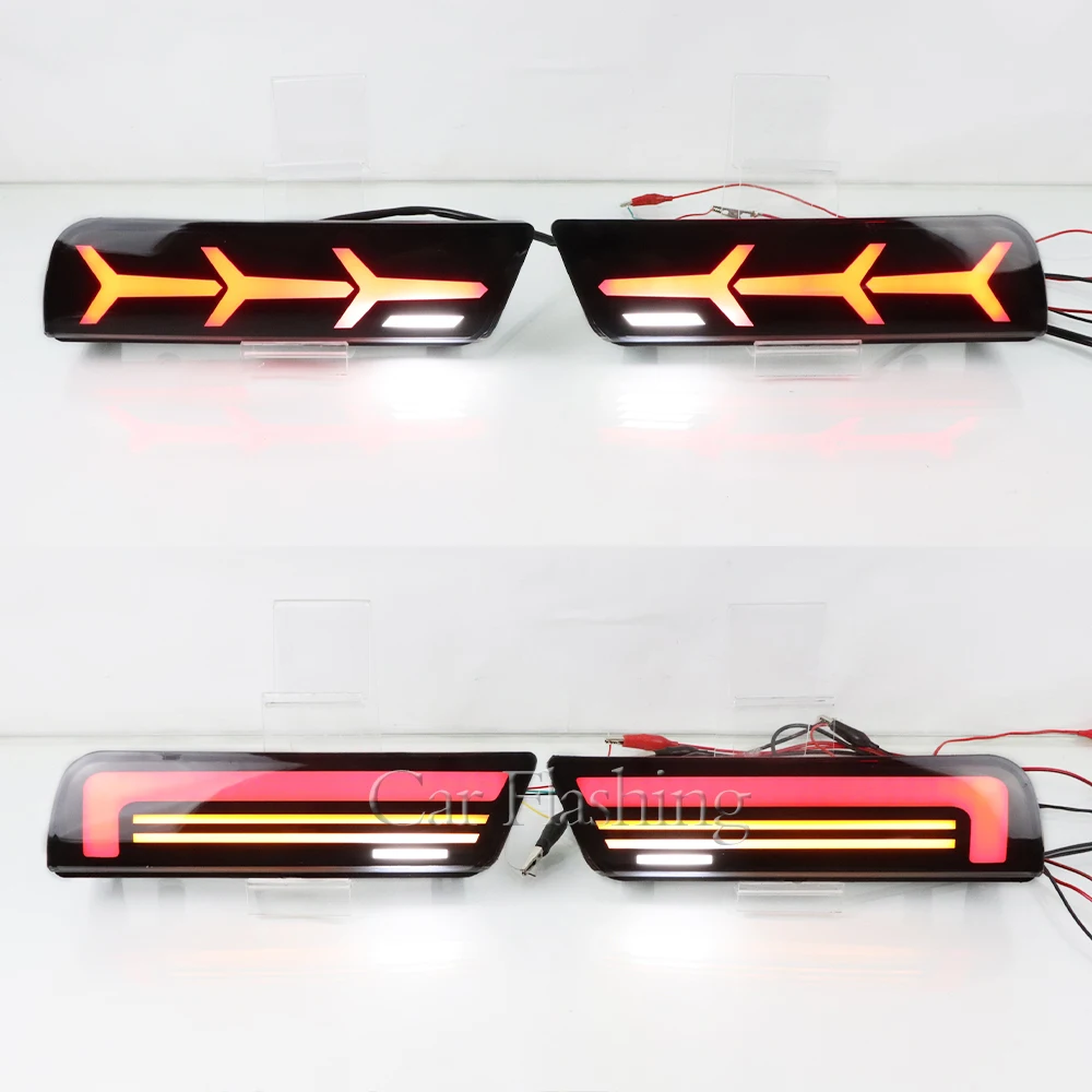 2Pcs LED Reflector For Suzuki Alto 2016 2017 2018 2019 2020 2021 2022 Rear Light Brake Light Bumper Light Fog Lamp