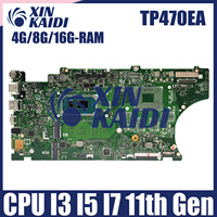 TP470EA Notebook Mainboard For ASUS VivoBook Flip TP470E TP470EZ Laptop Motherboard CPU I3 I5 I7 11th Gen 4G/8G/16G RAM