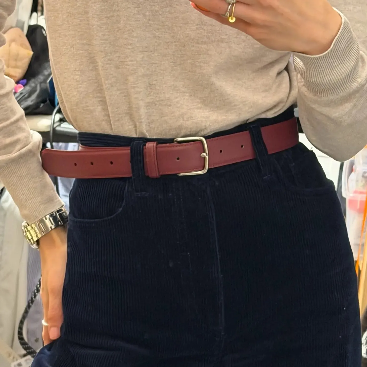 minimalist-style-silver-buckle-cowhide-belt-genuine-leather-women's-casual-pants-belt-white-belt-fashionable-european-style-m