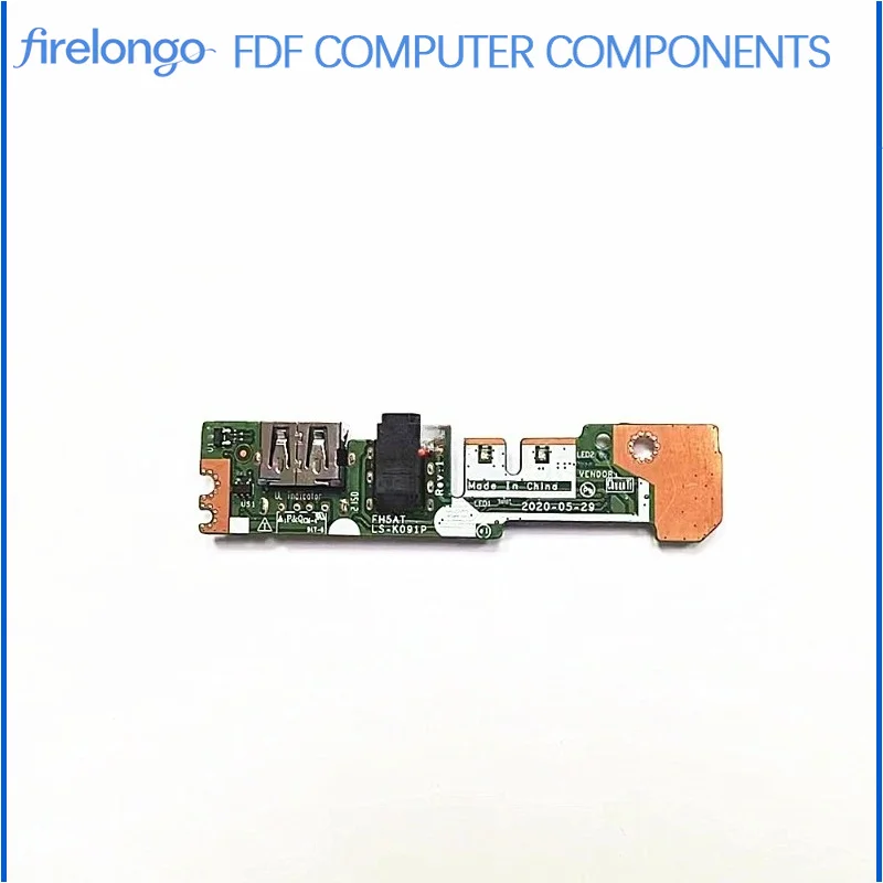 Para Acer A315-58 A515-56G N20C4 EX214-52 LS-K091P Placa USB con Conector de Audio y Tarjeta de Sonido de Repuesto