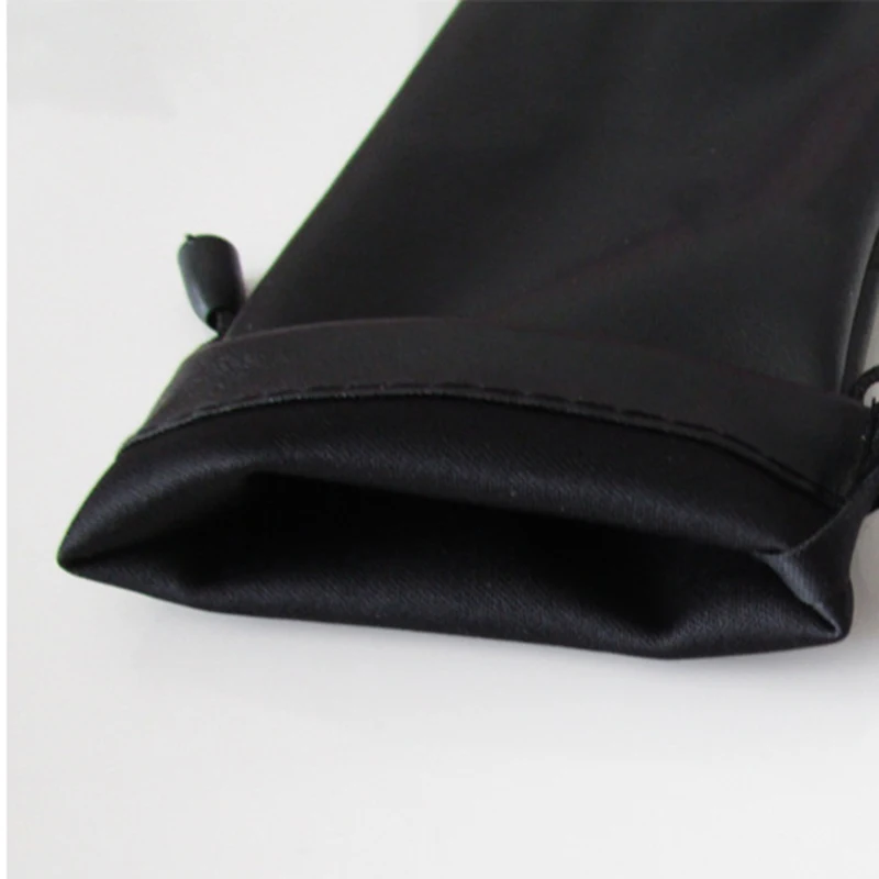 Waterproof Glasses Bags PU Leather Pouch  Drawstring Storage Bag for Travel Sunglasses Eyeglasses Mirror Essentials Daily Use