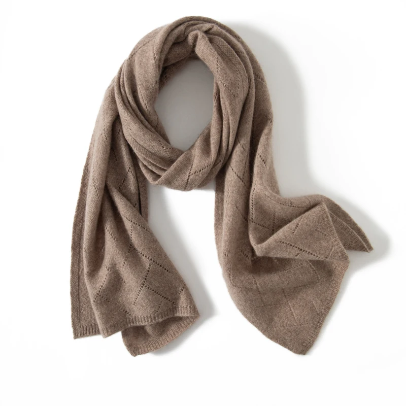 35% cachecol de caxemira tamanho 160*38 para roupas femininas de outono e inverno ao ar livre, xale de cachecol de caxemira de malha quente