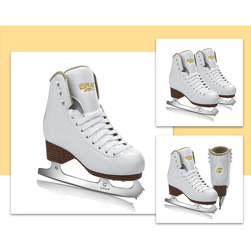 GRAF U50PRO Figure Skating Skates Waterproof  Wear-resistant Warm Ventilation Training Ice Skating for Adult Beginners Children