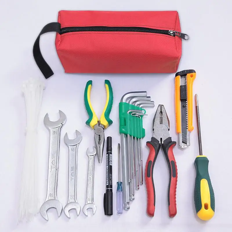 Tool Bag Met Rits Kras En Waterbestendig Tool Packet Zware Metalen Ritsen Zakjes Met Multi Hergebruikt Opslag