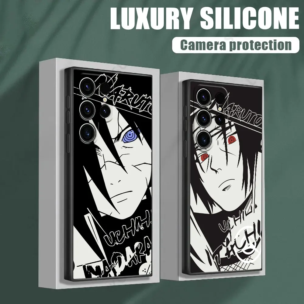 Madara Itachis Hatake Anime Phone Case for Samsung Galaxy S26 S25 S24 S23 Ultra S22 Plus 5G S20 S21 FE S26 Ultra S25 Soft Funda