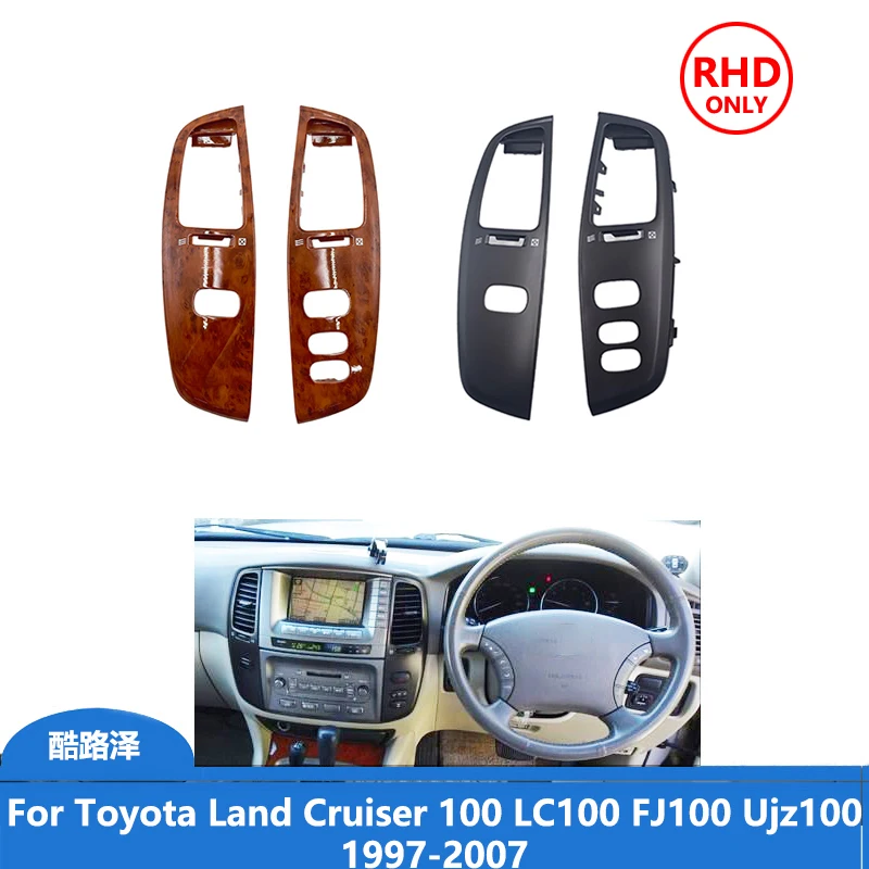 Ruili84 RHD For Toyota Land Cruiser 100 LC100 FJ100 Ujz100 2003-2007 air vent outlet Dashboard Air fresh window Panel RHD