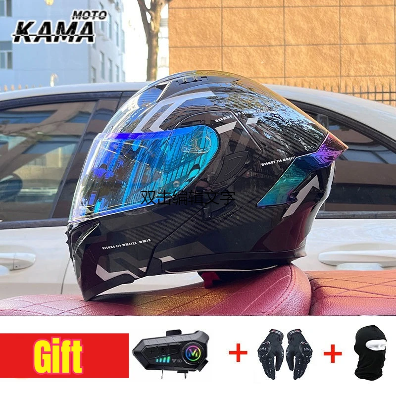 

DOT Certification ORZ Motorcycle Bluetooth Helmet Four Season Motorbike Helmet for Men Women Motocross Helmet Capacete De Moto
