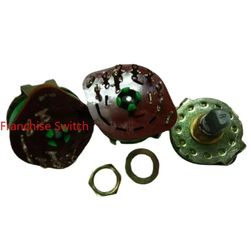 

10PCS Band Switch Rotation Conversion Box Signal 1 Pole, 2 Gears, 15 Half Axis Non-standard