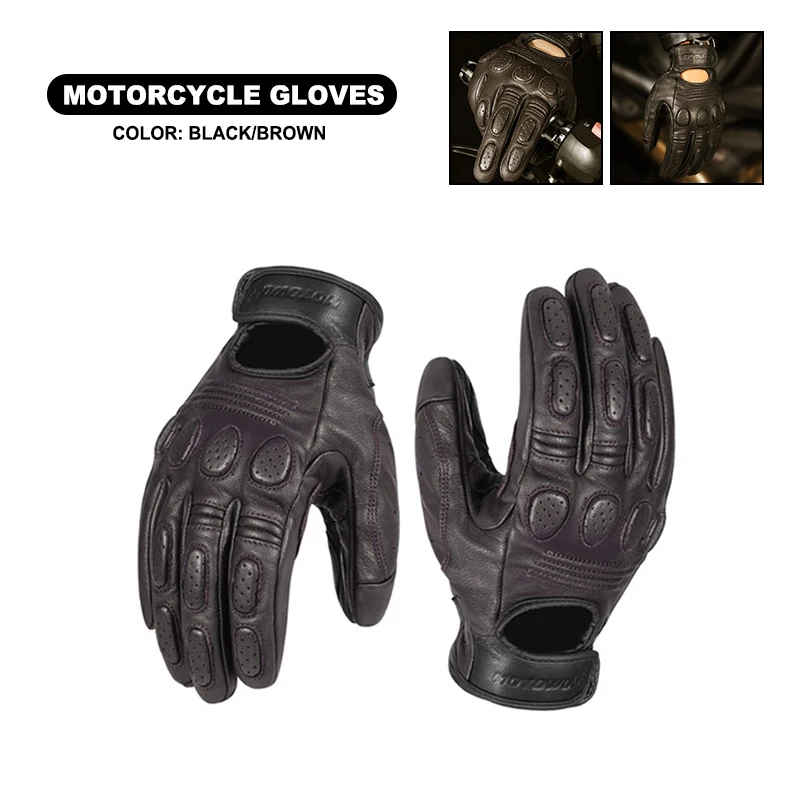 Full Finger Motorcycle Gloves Outdoor Sports Protection Riding Dirt Bike Gloves Motorbike Protective Gear Touch Screen Gloves