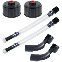Racing Fuel Filler Hose Transparent PVC Gas Tank Hose Universal Fuels Replacement Jug Cap with Hose Bender Car Accessories