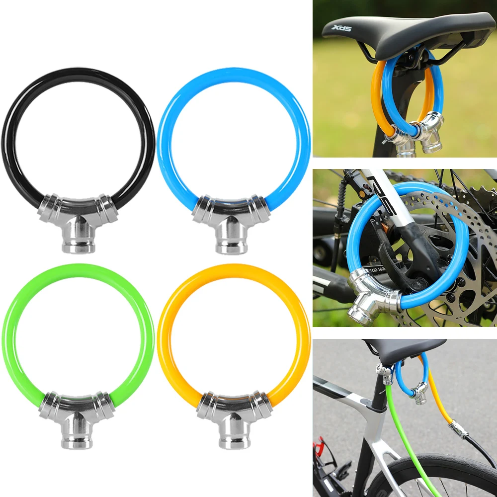 Mountain Bike Locks Portable Key Ring Lock Anti-theft Electric Car Accessories Children Skateboard Waterproof Bold Key Locks