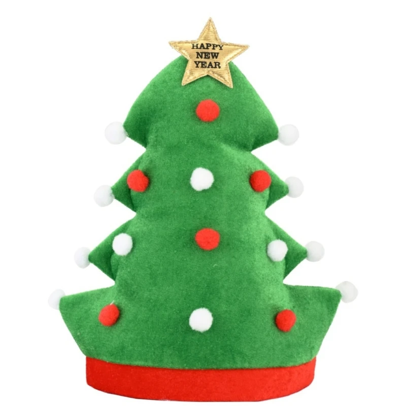 Holiday Cheer Santa Hats Festival Hat NonWoven Fabric Headwear Decorative Props