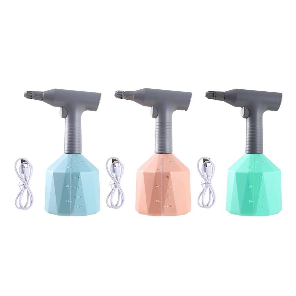 

1L Automatic Watering Can USB Rechargeable Handheld Watering Electric Fogger 360 Adjustable Nozzle for Agricultural Irrigation