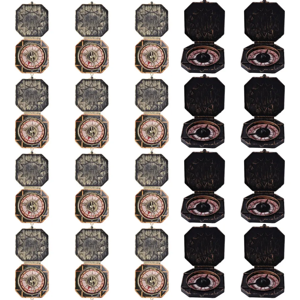 

20Pcs Pretend Compass Props Vintage Pirate Style Party Favors Decoration Tool for Cosplay Costume Accessories Celebration