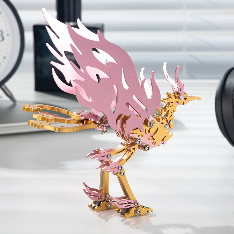 MOKR Bi Fang rompecabezas de Metal 3D juguete para niños modelo de montaje DIY Navidad Año nuevo regalo de cumpleaños educación y entrenamiento