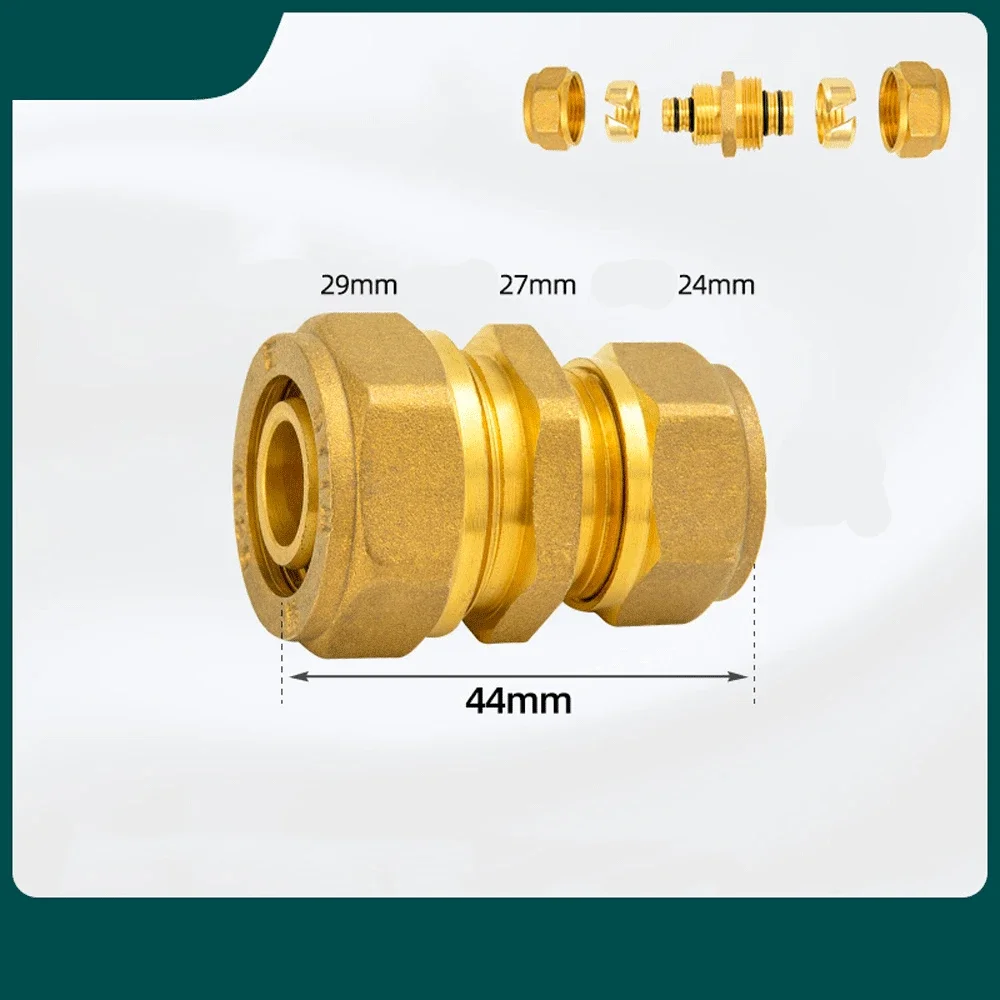 H58 messing kompression gerade pex 1216/1418/1620/2025 reduzierende rohr verschraubung aluminium kunststoff rohr verschraubungen für bodenheizung