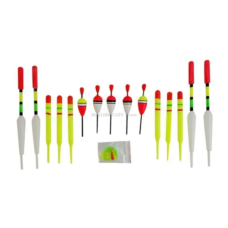 

15Pcs Waggler Fishing Floaters Vertical Buoy Fishing Waggler Tool Fishing Floats, Fishing Float Set Fishing Bobbers Set