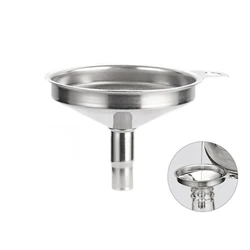 1pc Funnel Stainless Steel Filling Hip Flask Beer Liquid Oil Tools Small Mouth